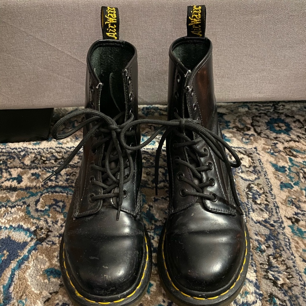 Dr. Martens Black Combat Boots